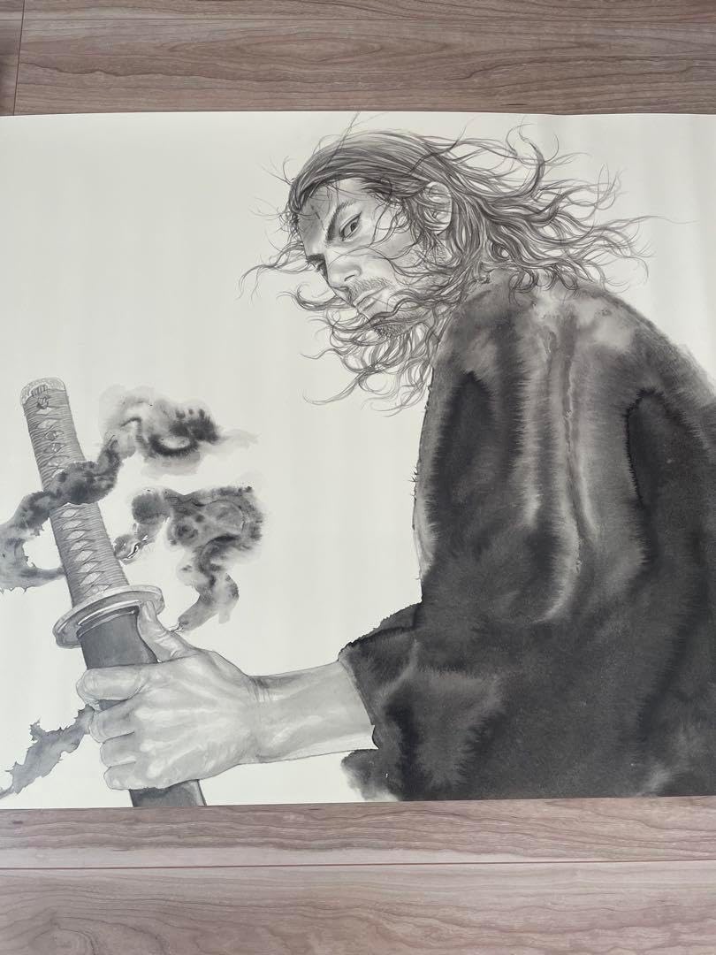 井上雄彦 のマンガ展 B ポスター 武蔵 バガ バガボンド 最後のマンガ展